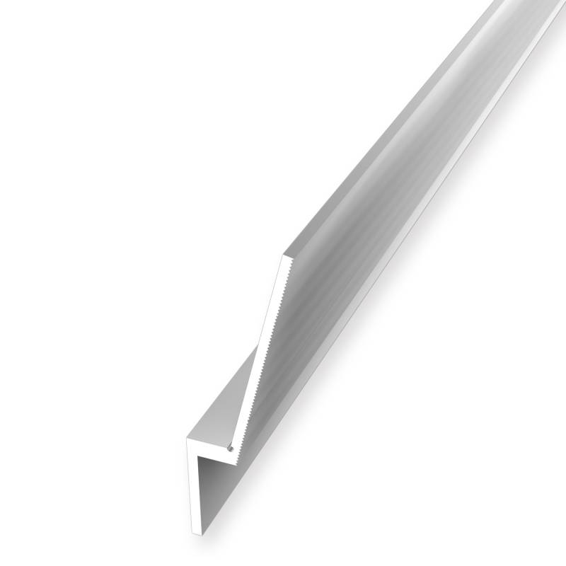 Winkelprofil Schrägwinkel 85 x 25 mm Aluminium Treppenkantenprofil Natur Versenkt Gebohrt Küberit von Küberit