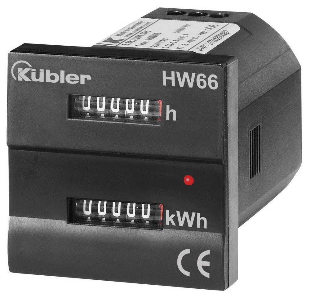 Kübler Automation Wechselstromzähler Zeit- und Energiezähler HW66 M von Kübler Automation