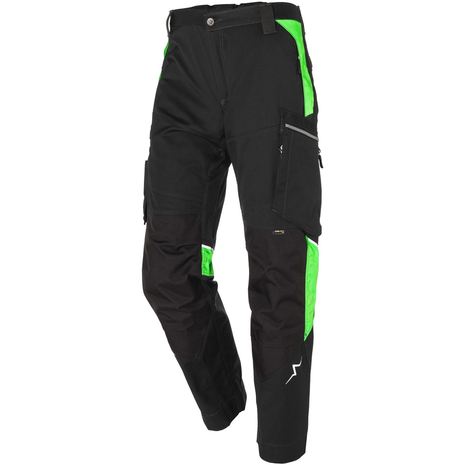 Kübler Pulse Bundhose Action Schwarz/Neongrün Gr. 52 von Kübler Pulse