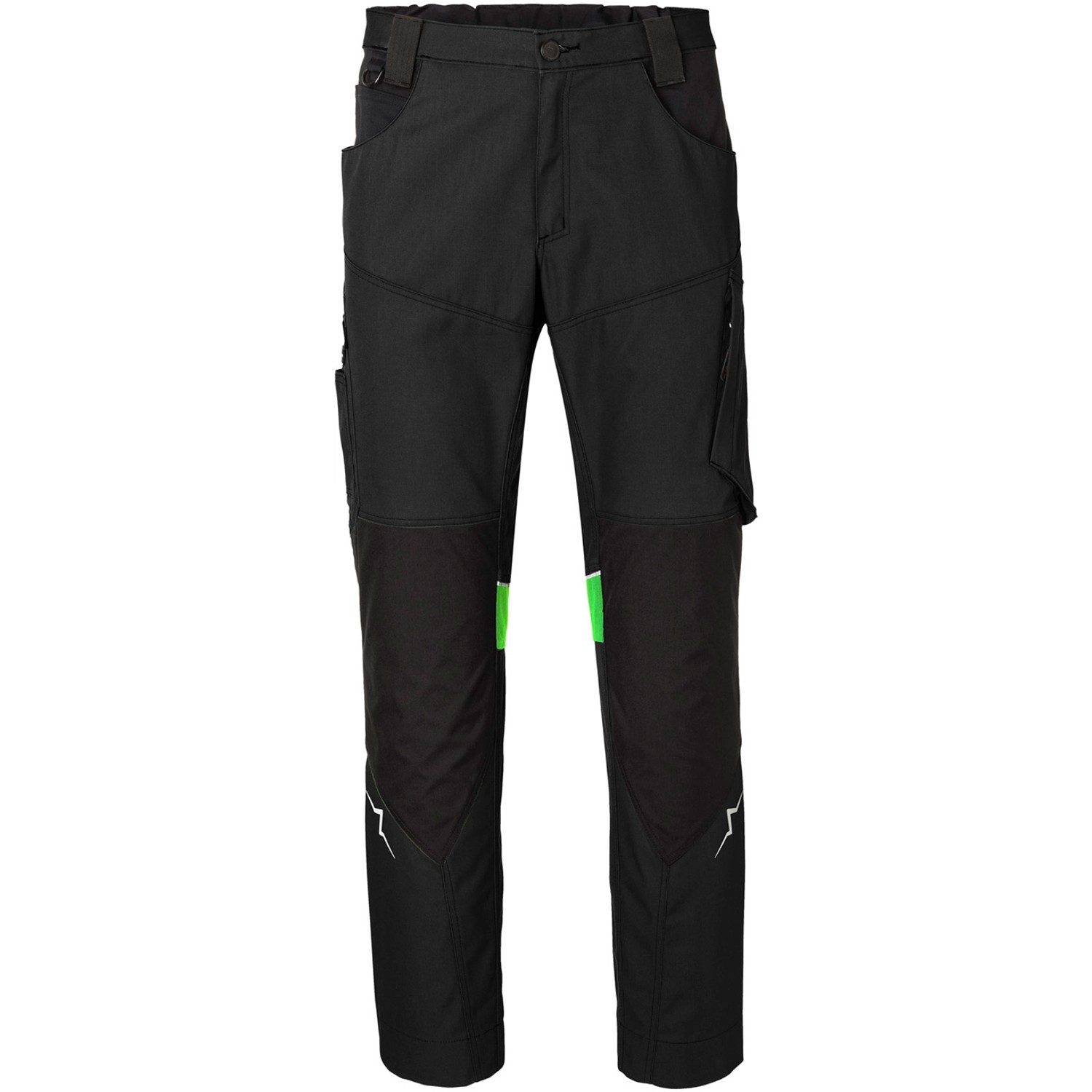 Kübler Pulse Bundhose Light Schwarz/Neongrün Gr. 48 von Kübler Pulse