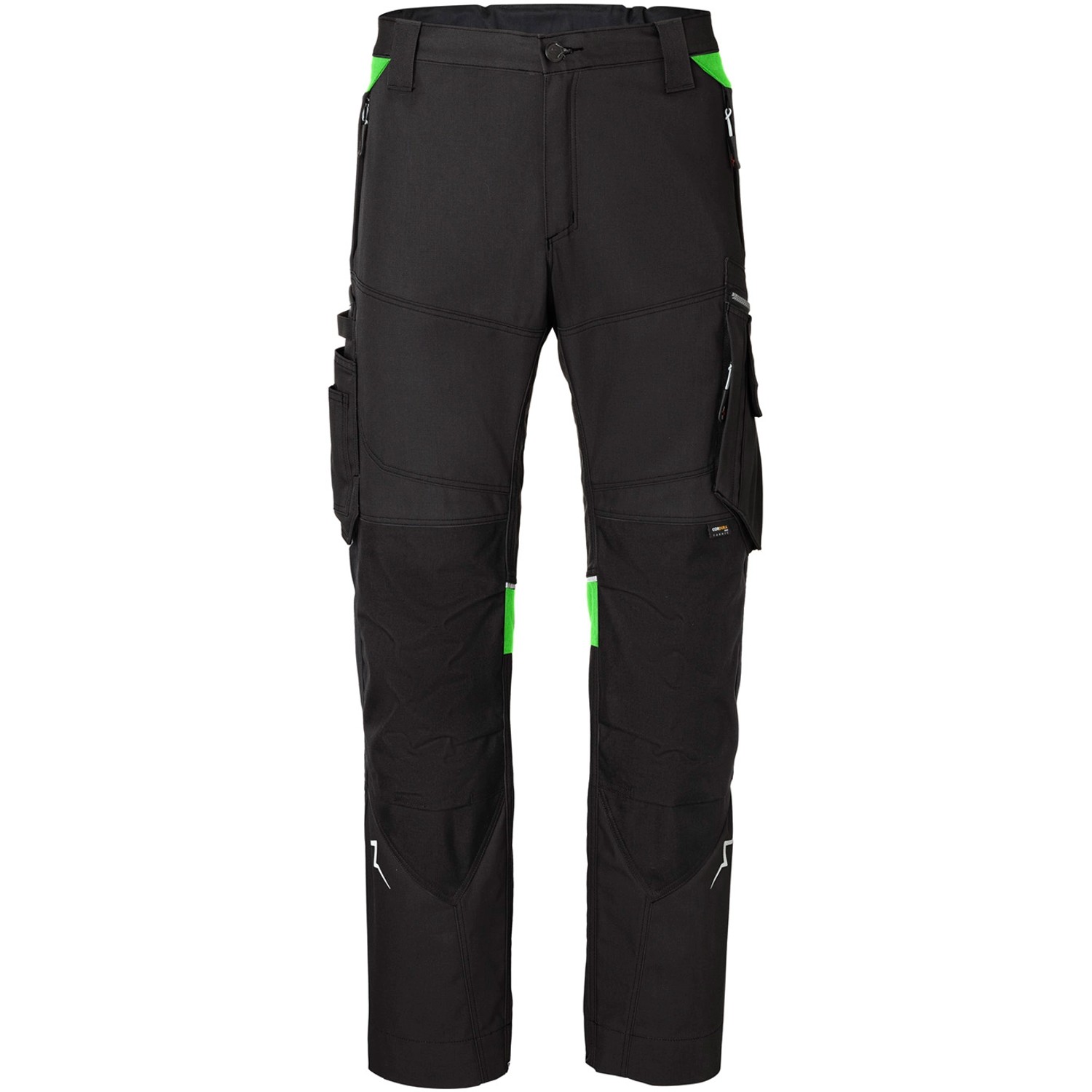 Kübler Pulse Bundhose Power Schwarz/Neongrün Gr. 52 von Kübler Pulse