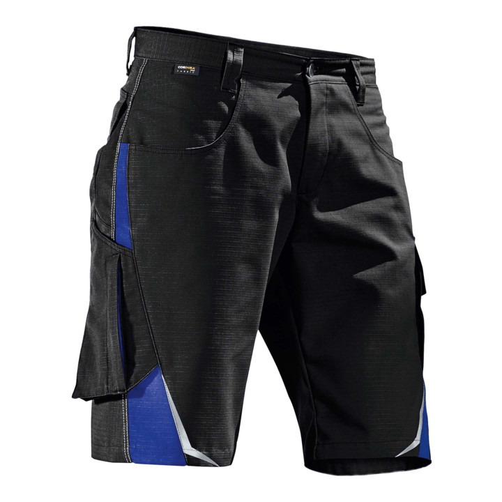 Kübler Bermuda Shorts Arbeitshose Schwarz Kornblumenblau Gr. 48 Meterstabtasche B-Ware von Kübler Workwear