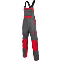 Kübler INNOVATIQ Latzhose anthrazit/mittelrot Größe 29 von Kübler Workwear