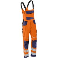 Kübler Latzhose REFLECTIQ PSA 2 warnorange/dunkelblau Form 3207 Größe 106 von Kübler Workwear