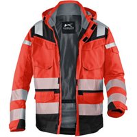 Kübler PSA Reflectiq Jacke 1307 warnrot/schwarz 4XL von Kübler Workwear