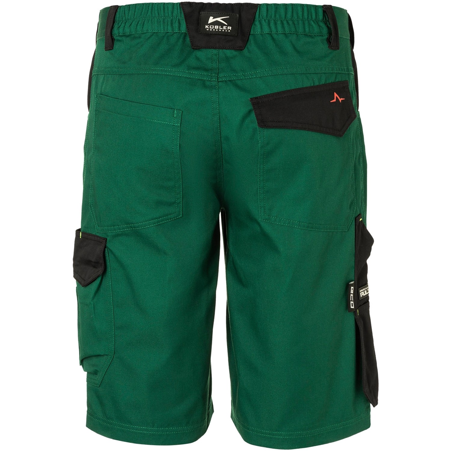 Kübler Pulse Eco Shorts Moosgrün/Schwarz Gr. 48 von Kübler Workwear