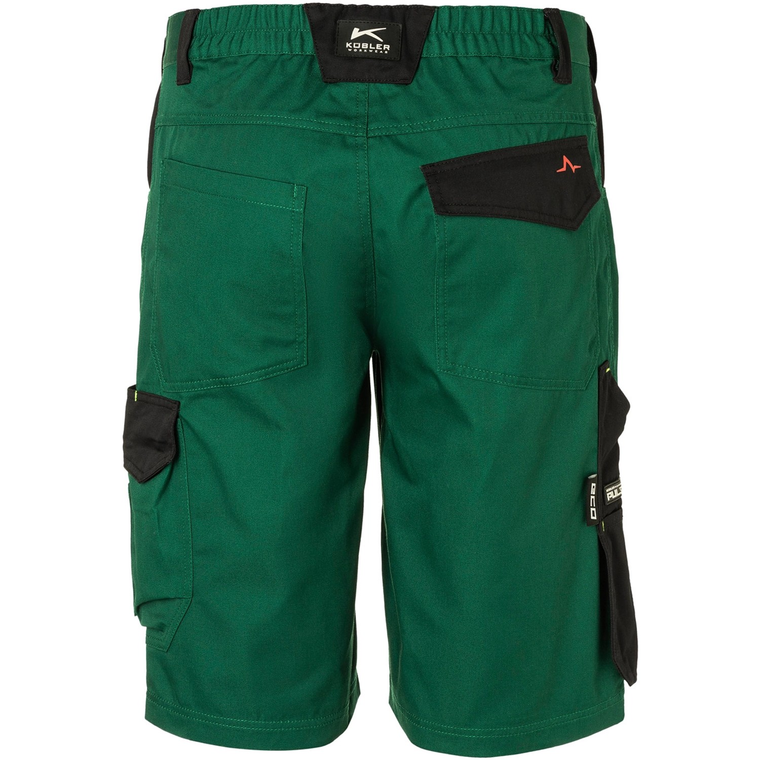 Kübler Pulse Eco Shorts Moosgrün/Schwarz Gr. 56 von Kübler Workwear