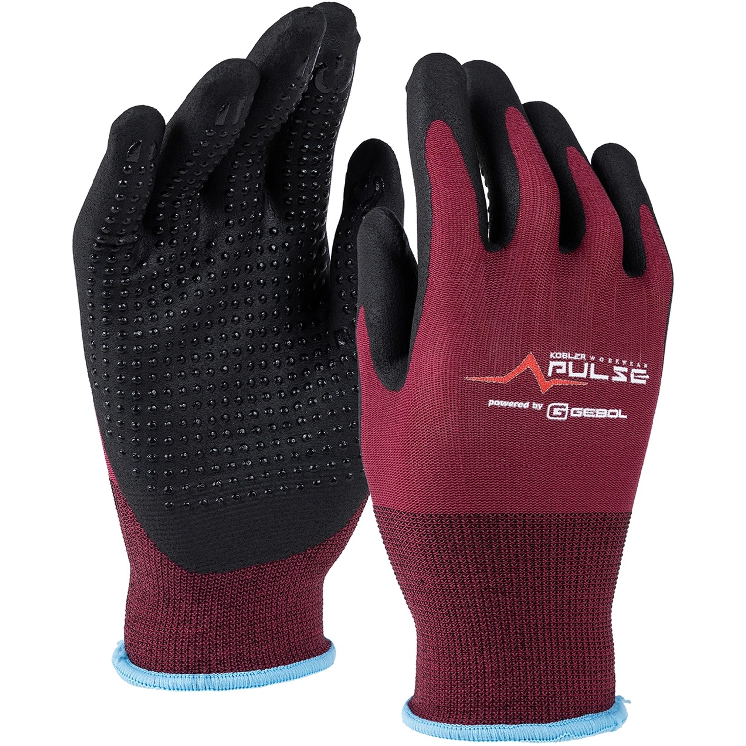 Kübler Pulse Handschuhe Damen Multiflex Touch Bordeaux Gr. 6 von Kübler Workwear