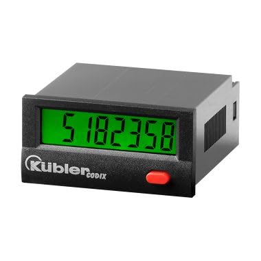 Kübler CODIX 130 Bidirektional Zähler LCD 8-stellig, Impulse, max. 7kHz, 3,6 V dc, -9999999 → 99999999 von KÜBLER Workwear