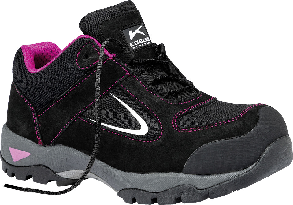 Kübler Damen-Sicherheitshalbschuh S3 schwarz/pink von Kübler