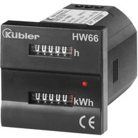 Kübler Automation HW66M 230 VAC Wechselstromzähler mechanisch 16A MID-konform: Ja 1St. von Kübler Automation
