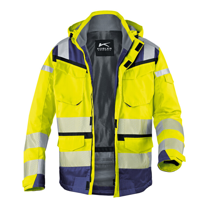 Kübler Wetterjacke Regenjacke Arbeitsjacke Sympatex Psa 2 Jacke 3 Xl Warngelb  B-Ware von Kübler
