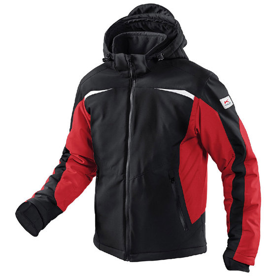 Kübler - Winter Softshell Jacke WEATHER 1041 schwarz/mittel-rot, Größe 3XL von Kübler