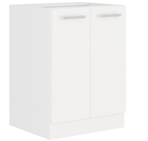 Kuechen-preisbombe EKO White Unterschrank 60 Weiss matt Küchenzeile Küchenblock Küche Einbauküche von Kuechen-preisbombe