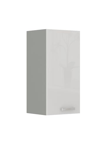 Küche Hängeschrank 30 Bianca Weiß Hochglanz + Grau Küchenzeile Küchenblock Küche Hängeschrank 30 Bianca Weiß Hochglanz + Grau Küchenzeile Küchenblock von Kuechen-preisbombe