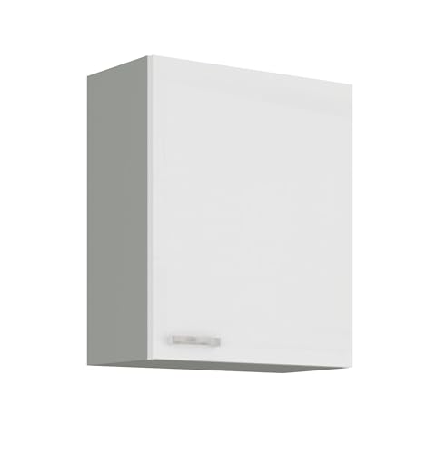 Küche Hängeschrank 60 Bianca Weiß Hochglanz + Grau Küchenzeile Küchenblock Küche Hängeschrank 60 Bianca Weiß Hochglanz + Grau Küchenzeile Küchenblock von Kuechen-preisbombe