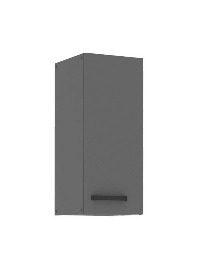 Küchen-Preisbombe Hängeschrank 30 cm Küche NESSA Anthrazit Küchenzeile Küchenblock Einbauküche von Küchen-Preisbombe