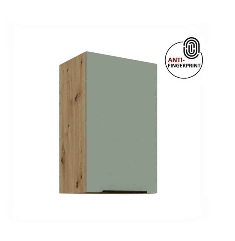 Küchen-Preisbombe Hängeschrank 45 cm Küche ARIA Aquamarin Küchenzeile Küchenblock Anti Fingerprint von Küchen-Preisbombe