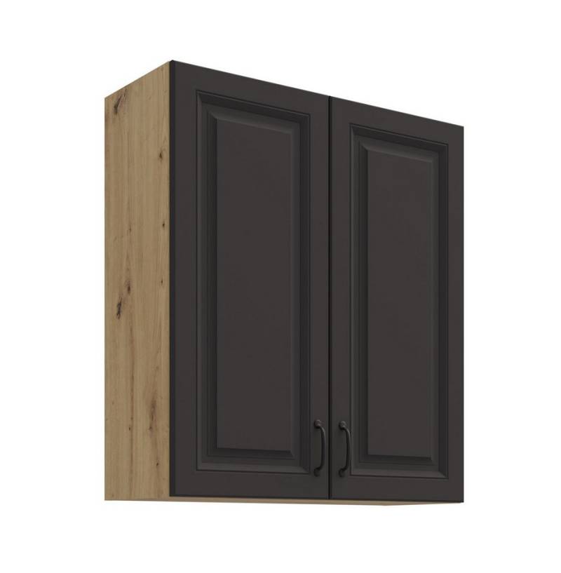 Küchen-Preisbombe Hängeschrank 80 cm Küche Stilo Grau Küchenzeile Küchenblock Einbauküche Landhaus von Küchen-Preisbombe