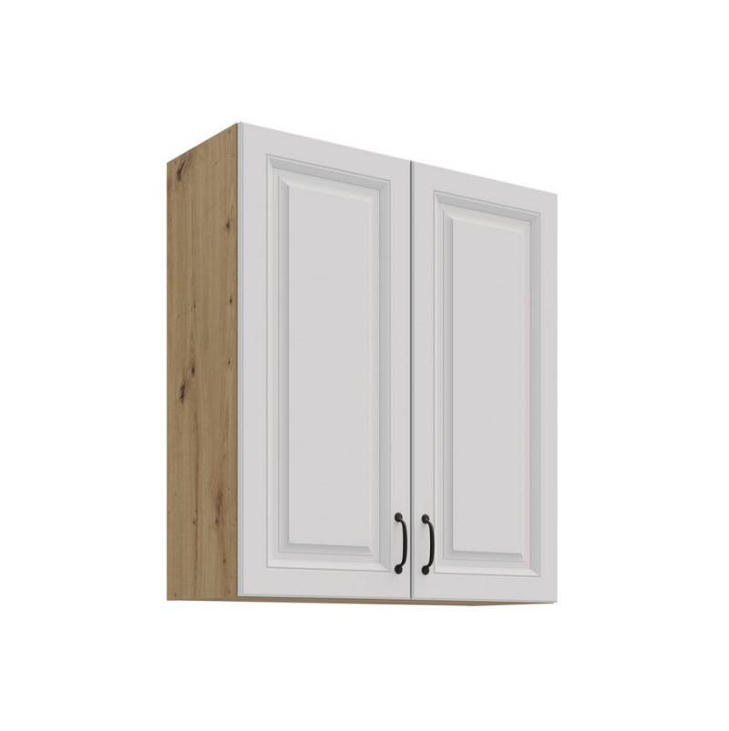 Küchen-Preisbombe Hängeschrank 80 cm Küche Stilo Weiß Küchenzeile Küchenblock Einbauküche Landhaus von Küchen-Preisbombe