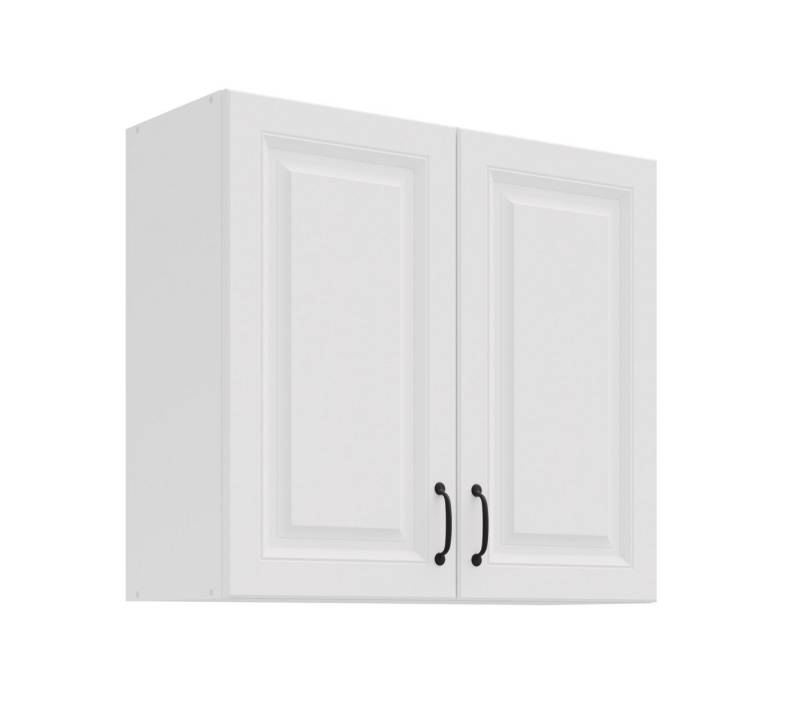 Küchen-Preisbombe Hängeschrank 80 cm Küche Stilo Weiß Küchenzeile Küchenblock Einbauküche Landhaus von Küchen-Preisbombe