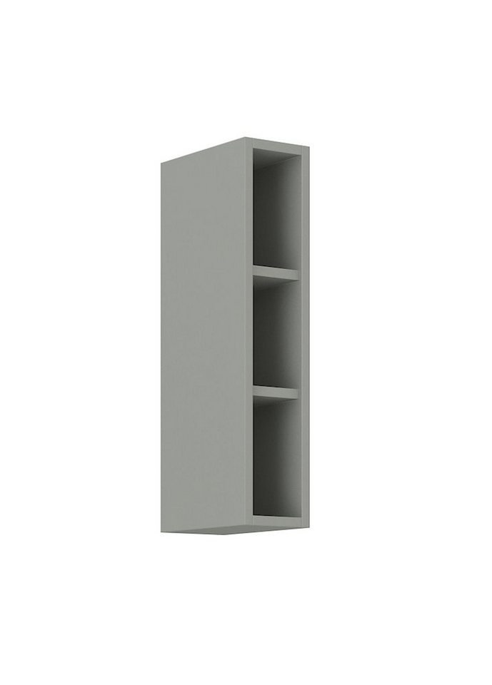 Küchen-Preisbombe Hängeschrank Regal 15 cm Bianca Grey Rose Grau Küchenzeile Küchenblock Einbauküche von Küchen-Preisbombe