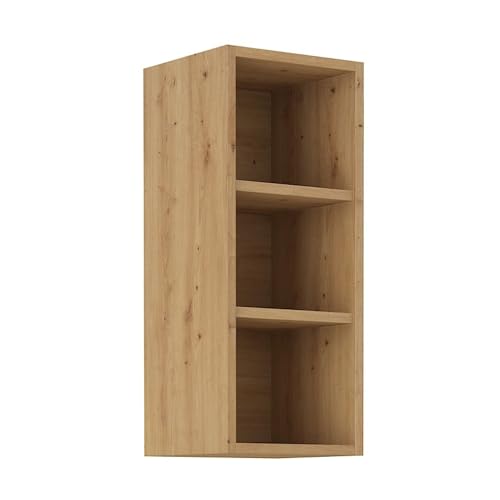 Hängeschrank Regal 30 cm Eiche Artisan Küchenzeile Küchenblock Küche Stilo von Kuechen-preisbombe