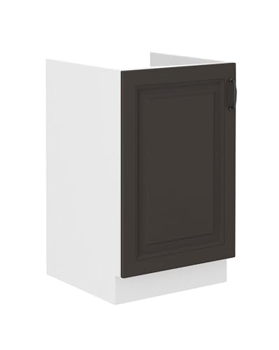 Kuechen-preisbombe Spülenschrank 50cm Stilo Grau Küchenzeile Küchenblock Küche Landhaus Einbauküche von Kuechen-preisbombe