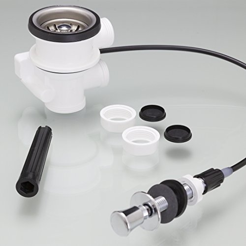 Universal Zugexcenter-Ablaufgarnitur Korbventil 1,5" Zoll KüchenMIX ZEXV15-U2 von KüchenMIX