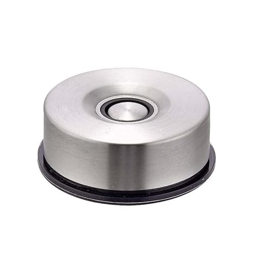 KÜCHENKOMPANE – magnetischer Messerhalter aus Edelstahl in silber | Magnet mit Saugnapf, ohne bohren |ideal für Kochmesser, Küchenmesser & Chefmesser | 7cm Durchmesser | Designed in Germany von Küchenkompane