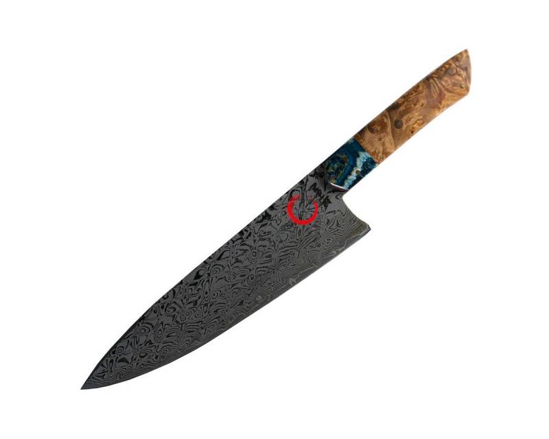 Küchenkompane Fleischmesser Dezato Küchenmesser aus 101 Lagen Damaststahl von Küchenkompane