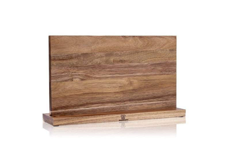 Küchenkompane Magnet-Messerblock Burokku Messerblock aus Akazie - Platz für bis zu 14 Küchenmesser (1tlg) von Küchenkompane