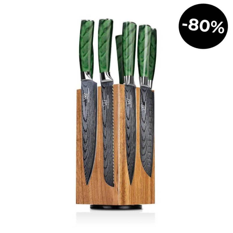 Küchenkompane Messer-Set Midori Kombipaket Tsuisuto von Küchenkompane