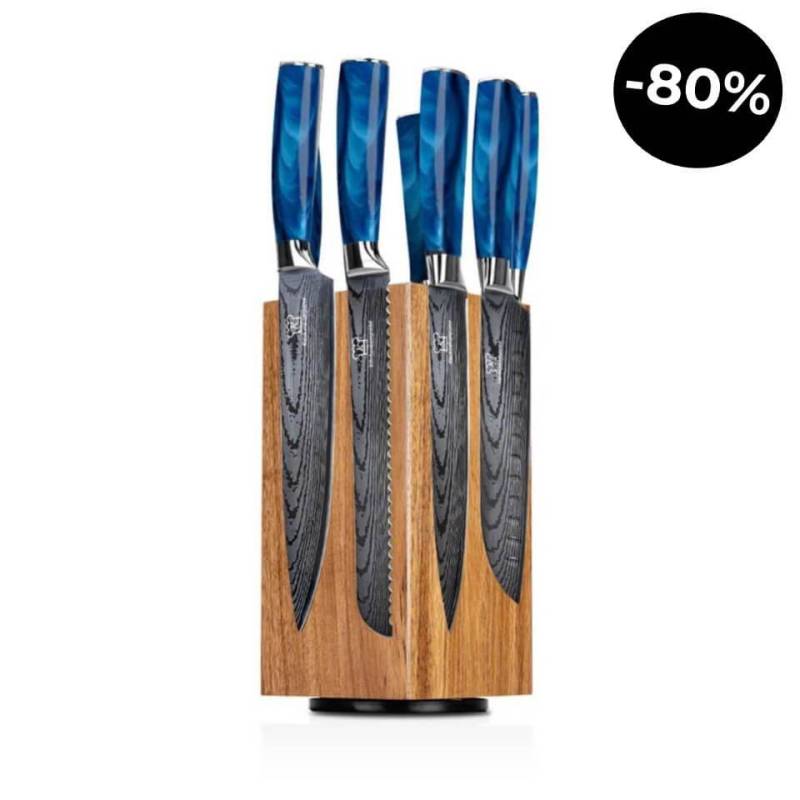 Küchenkompane Messer-Set Shiburu Kombipaket Tsuisuto von Küchenkompane