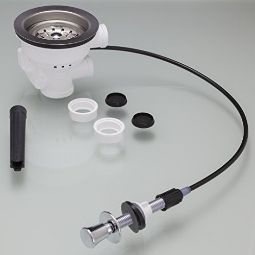 Universal Zugexcenter-Ablaufgarnitur Korbventil 3,5" Zoll KüchenMIX ZEXV35-U2 von küchenmix