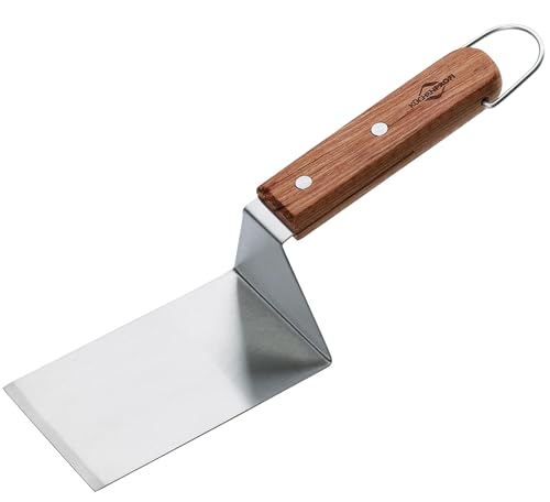 KÜCHENPROFI BBQ-Palette TEXAS, Professionelles Grillwerkzeug aus hochwertigem, rostfreiem Edelstahl mit Palisandergriff, Länge 24 cm, ideales Zubehör für den Grillabend von Küchenprofi