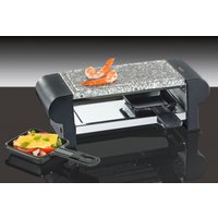 KÜCHENPROFI Raclette für 2 Personen: 2 Raclette Pfännchen 400 Watt schwarz von Küchenprofi