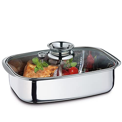 Küchenprofi Cook Aromabräter 36 cm Silber von Küchenprofi