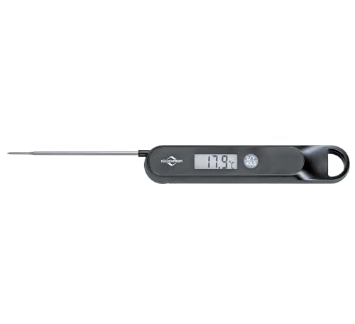 Küchenprofi Digital-Thermometer SHAKE | Fleischthermometer kabellos | Edelstahl, Kunststoff | Aktivierung durch Schütteln | -10 bis 200°C | Messfühler 30 cm | Wählbar zwischen °C und °F von Küchenprofi