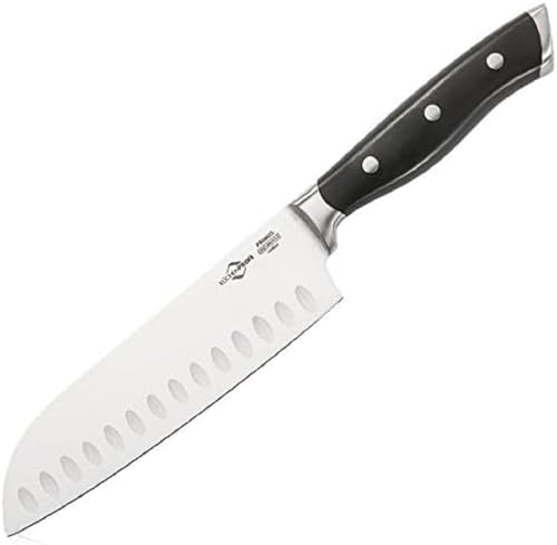 Küchenprofi Santokumesser PRIMUS | Klinge: 18 cm | gehärteter Klingenstahl | robust & korrosionsbeständig | ergonomische Kunststoffgriffe | Santoku Messer für Fisch, Fleisch & Gemüse von Küchenprofi