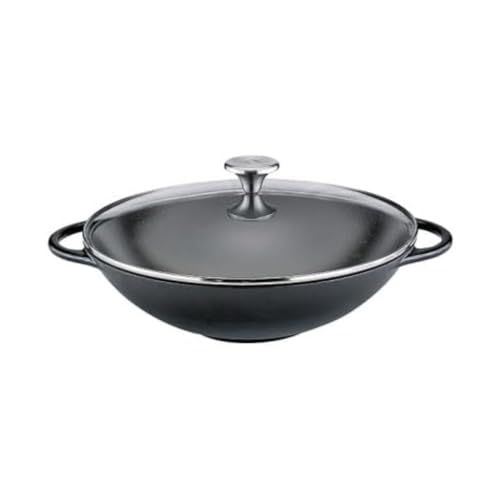 Küchenprofi KP415001030 Wok Glasdeckel-Kp415001030 Woks & Wokpfannen, Glas, Schwarz von Küchenprofi