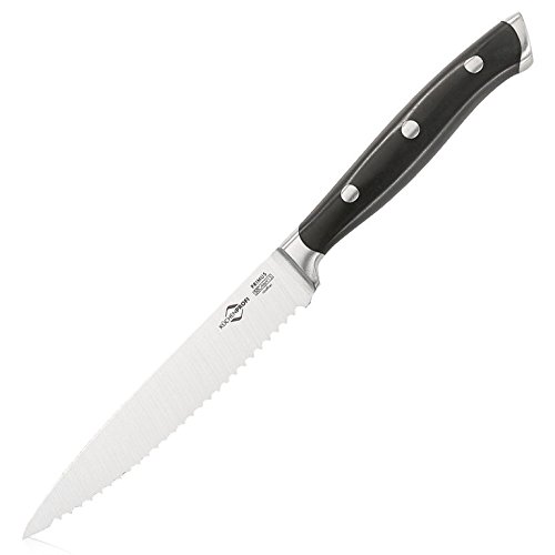 Küchenprofi Universalmesser PRIMUS | Klinge 12 cm | gehärteter Klingenstahl mit Wellenschliff | robust & korrosionsbeständig | ergonomische Kunststoffgriffe | Küchenmesser für Fleisch & Gemüse Küchenprofi Universalmesser PRIMUS | Klinge 12 cm | gehärteter Klingenstahl mit Wellenschliff | robust & korrosionsbeständig | ergonomische Kunststoffgriffe | Küchenmesser für Fleisch & Gemüse von Küchenprofi