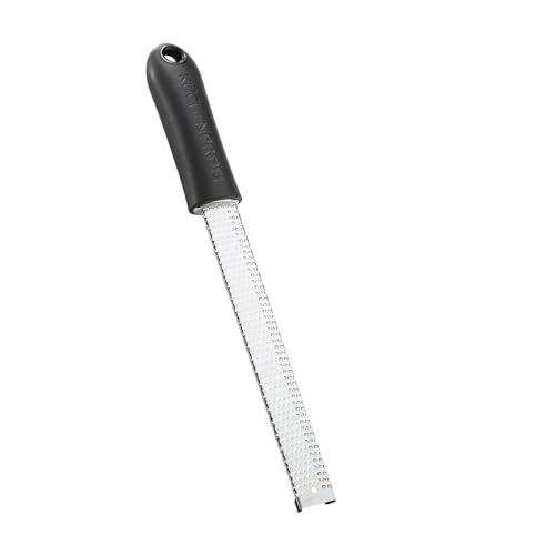 Küchenprofi Zester-Reibe fein MASTER GRIP | Edelstahl rostfrei | Zitronenreibe | Ultrascharfe Klingen | Parmesanreibe | Ingwerreibe | Knoblauchreibe | 32×3,5×4cm von Küchenprofi