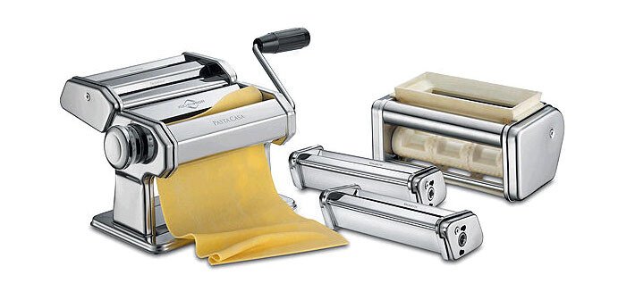 Küchenprofi Nudelmaschinen-Set 5-tlg. Classic Pastacasa edelstahl von Küchenprofi