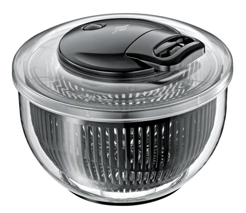 Salatschleuder TURBO H ca.24,5cm in Silber, Schwarz von Küchenprofi