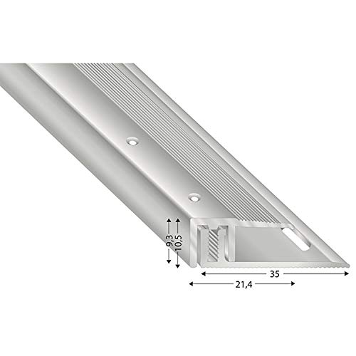 Kügele STS21 S 100 Fussboden Abschlussprofil 100cm Silber eloxiert, Für Böden 7-15 mm von Kügele