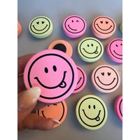 3Er Set Smileys - Runde Magnete, Kühlschrankmagnet, Keracraft, Handgemacht, Schulanfang, Einschulung, Büro, Ordnung, Notizen, Magnets von KuehnGesagt