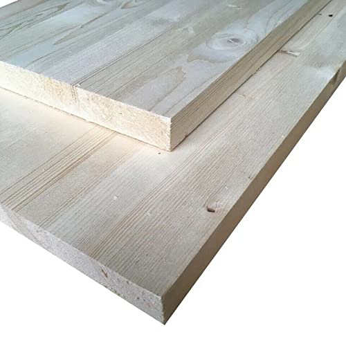 Leimholzplatte aus Fichte Werkbank Arbeitstisch Tisch Mehrzwecktisch Holzplatte (L 1200 x B 300 x S 18 mm) von Kühnel