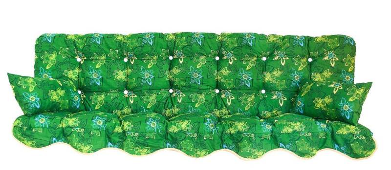 Kühnemuth Auflagekissen Auflagen Set Hollywoodschaukel Polster Sitzkissen 150x50 cm Design 700 von Kühnemuth
