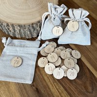 Ramadan Diy Kalender Zahlen Zum Befüllen Mit Säckchen Und | Ramazan Eid Bayram Kalenderzahlen Aus Holz 1-30 von Kuekenwald